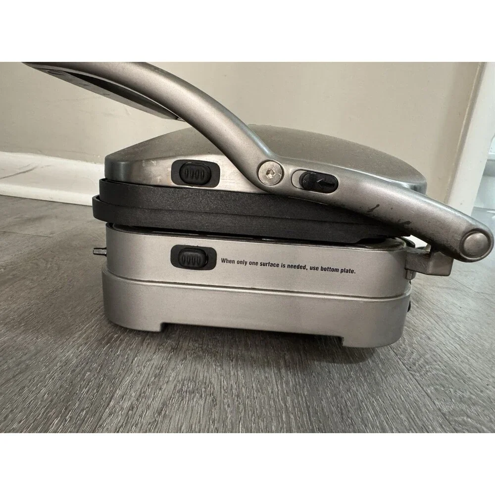 Cuisinart Griddler 4-in-1 Panini Press Contact Grill Griddle Stainless Steel